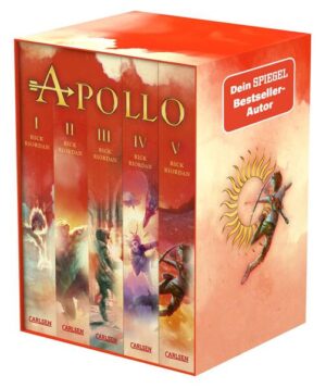 "Die Abenteuer des Apollo" ist ein Spin-off von Riordans vorherigen Reihen "Percy Jackson" und "Helden des Olymp". In der fünfteiligen Fantasy-Buchserie überführt Rick Riordan alte Sagen und Legenden in moderne Geschichten und begeistert Leser*innen überall auf der Welt für seine Hauptfigur Apollo, dem seine maßlose Arroganz und Selbstverliebtheit immer wieder im Weg steht.